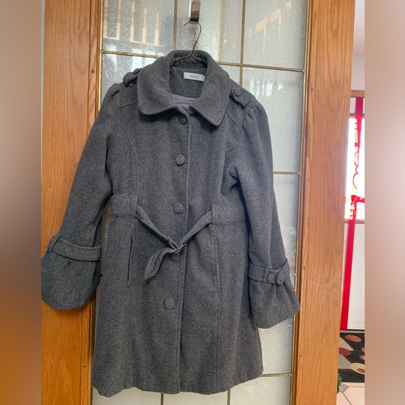 RICKI’S WOOL BLEND PEA COAT 20” PTP - Picture 1 of 5